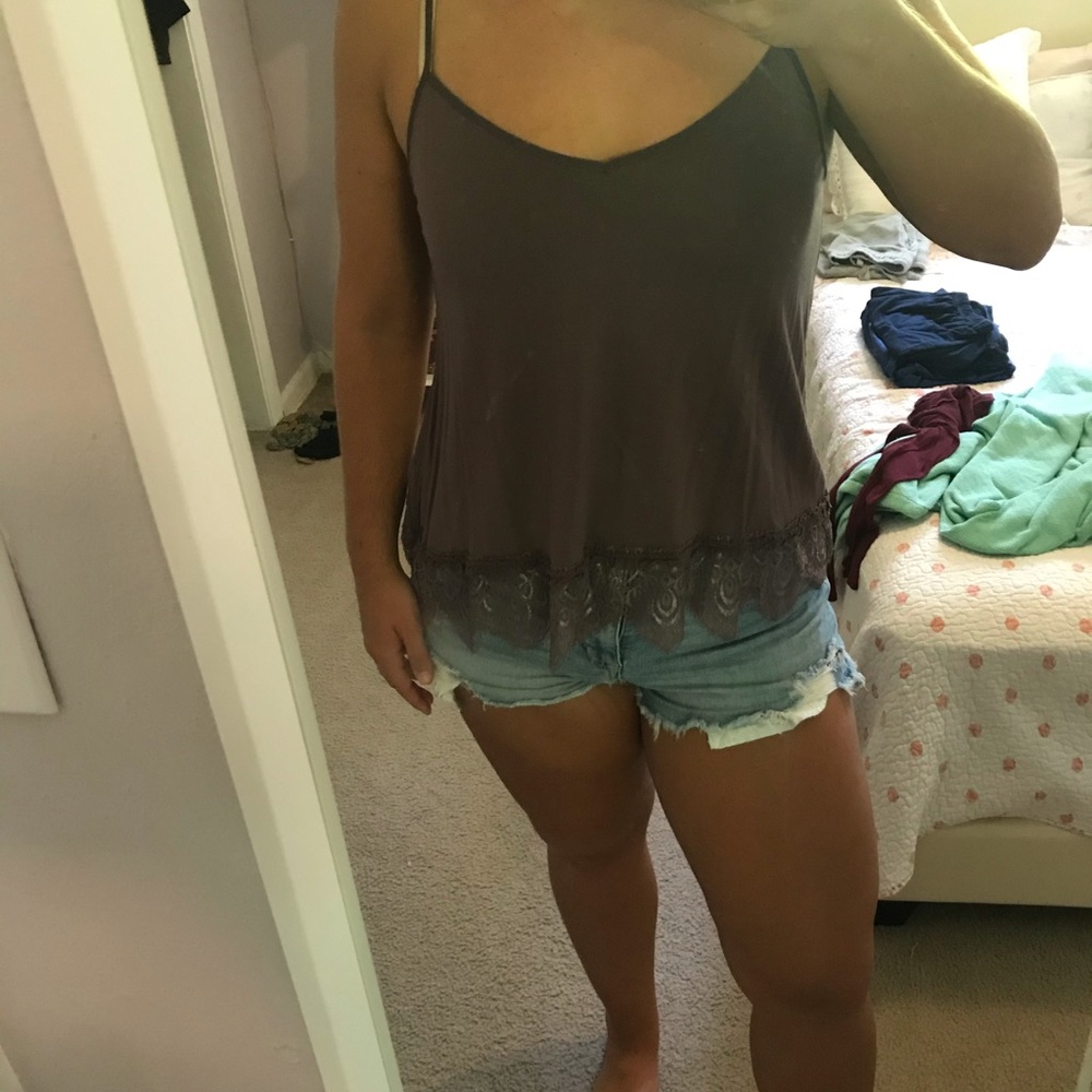 Purple flow soft and sexy brand tank top
